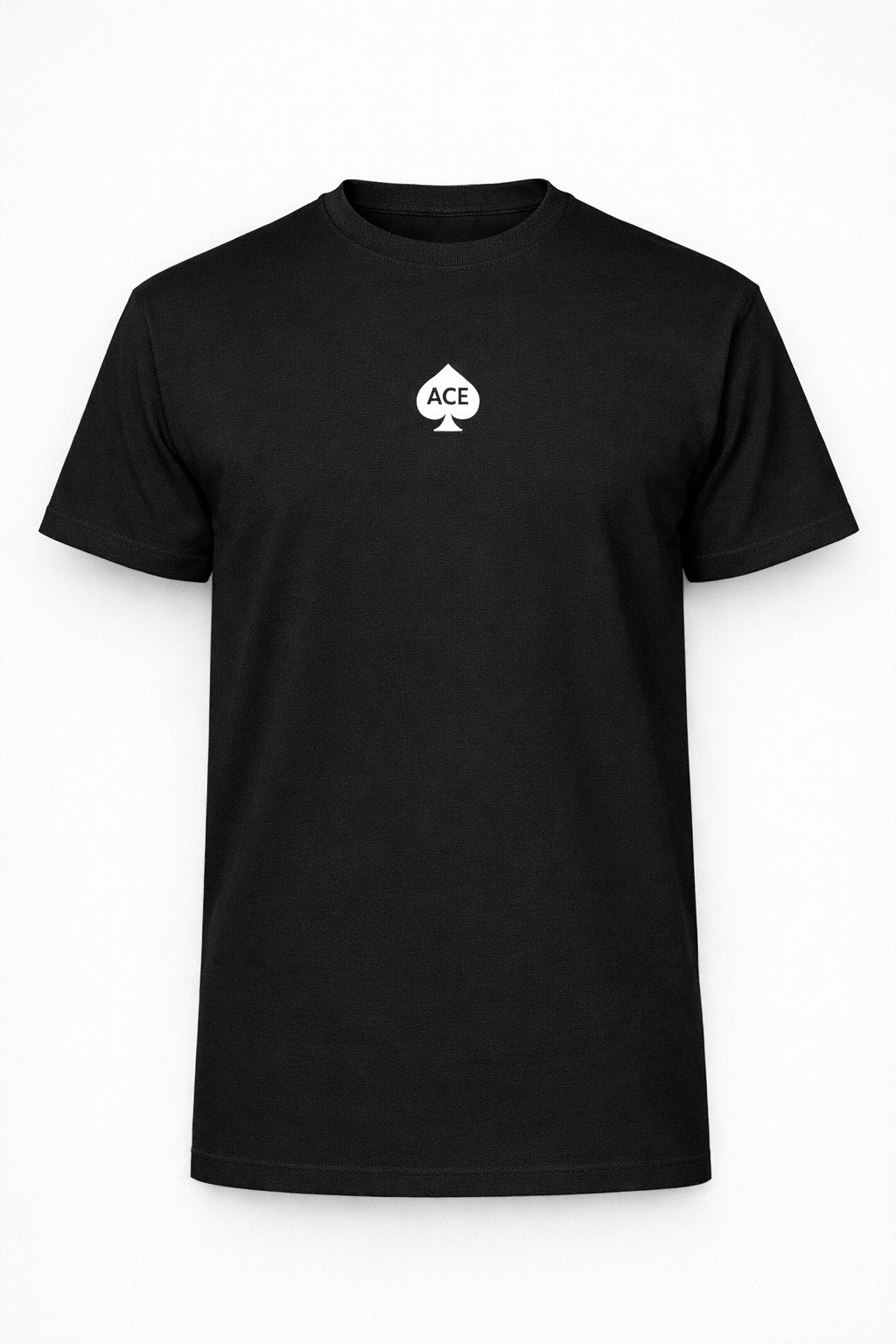ACE Heavyweight Oversized T-Shirt – Black (Centre Logo)